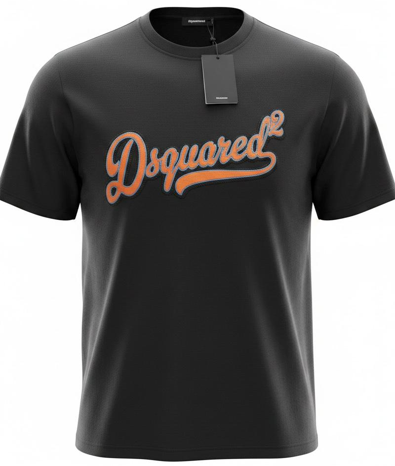 T-shirt Dsquared2 Stampa rosso