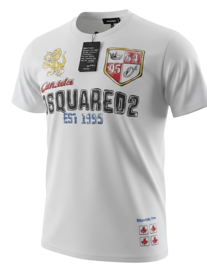 T-shirt Dsquared2 Est 1995 bianca