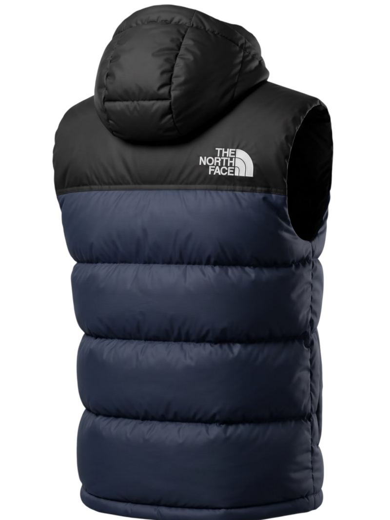Piumino smanicato The north Face bicolore