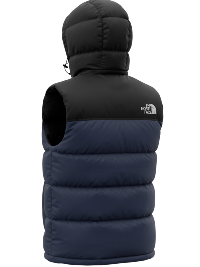Piumino smanicato The north Face bicolore